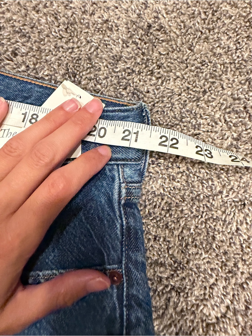 NWT abercrombie and fitch high rise wide leg jeans SIZE 34 - Picture 4 of 7